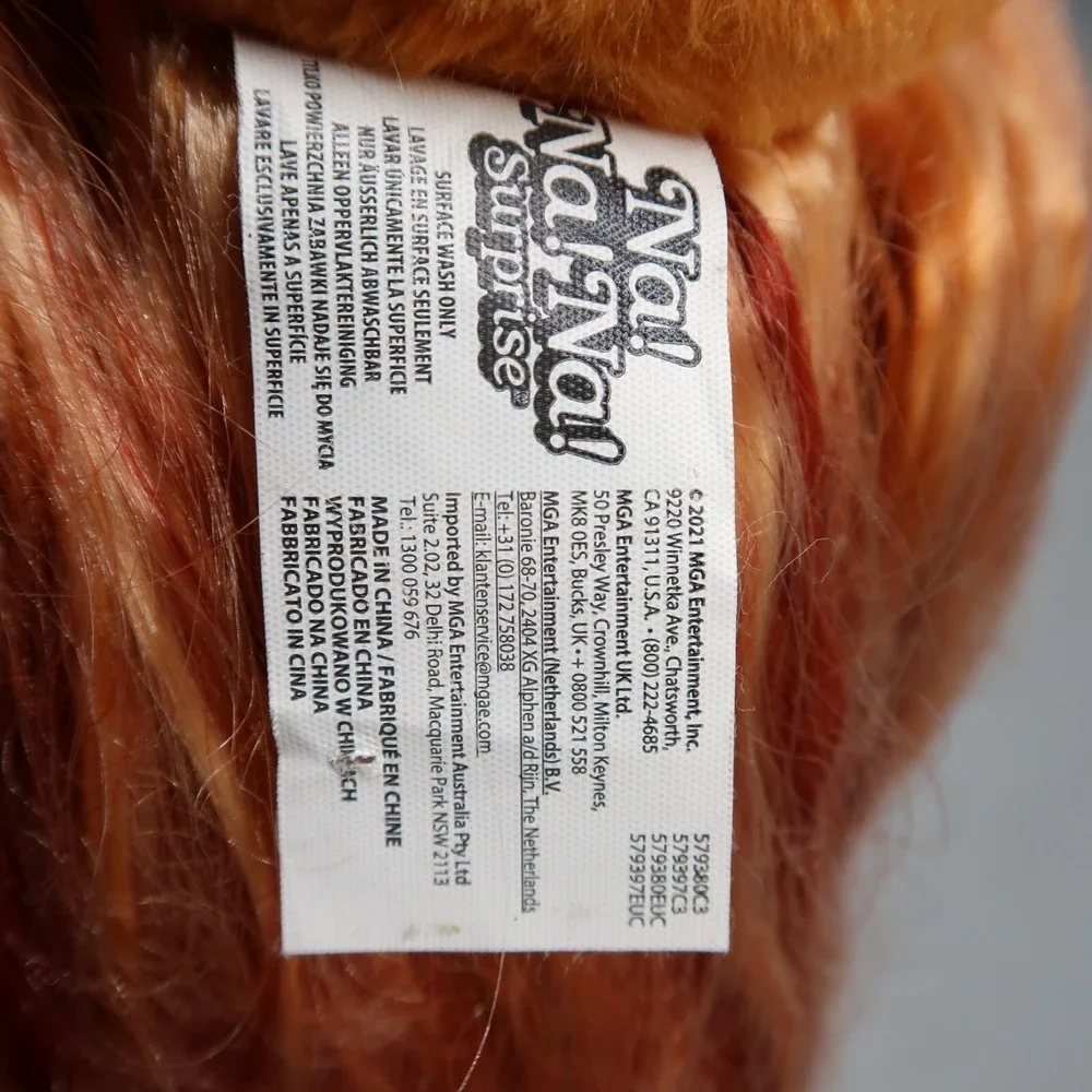 Na‎ Na Na Surprise Camping Doll Sierra Foxtail Fashion Fox Animal Orange Hair